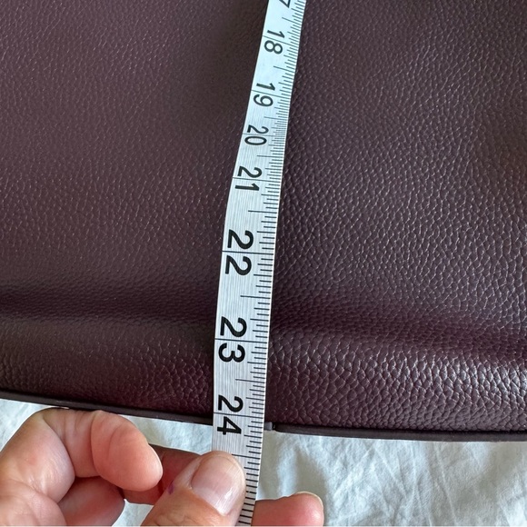 Love & Lore Large Hobo Shoulder Bag – Plum Burgundy Vegan Leathe - Picture 9 of 9